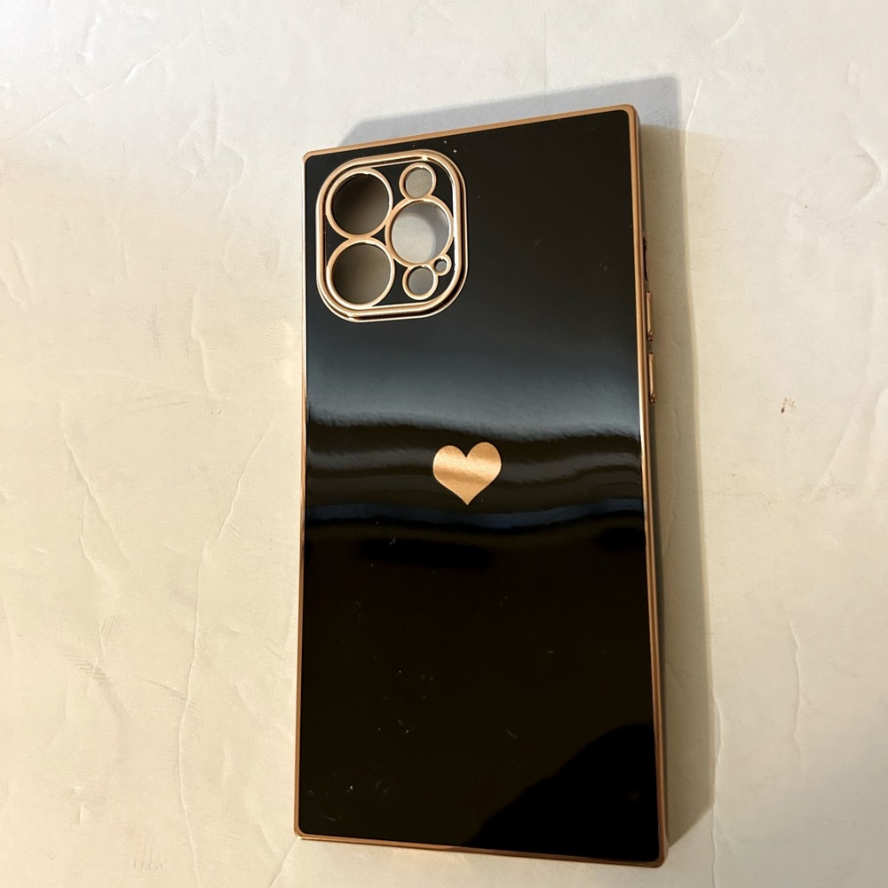 Black/gold iPhone case